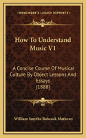 How To Understand Music V1: A Concise Course Of Musical Culture By Object Lessons And Essays (1888)