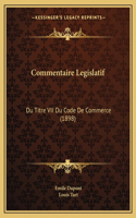 Commentaire Legislatif