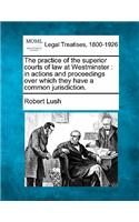 practice of the superior courts of law at Westminster