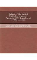 Budget of the United States Government, Appendix