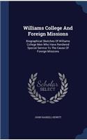 Williams College And Foreign Missions