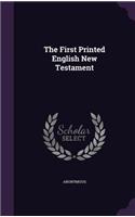 The First Printed English New Testament