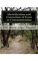 Identification and Correction of Error in Communication