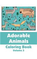 Adorable Animals Coloring Book