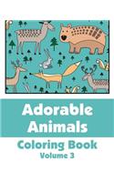 Adorable Animals Coloring Book