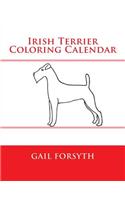 Irish Terrier Coloring Calendar