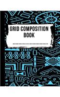 Grid Composition Book: Dot Grid Journal Notebook