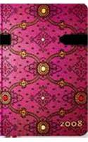 French Ornate 2008 Fuchsia Mini Day at a Time Dayplanner