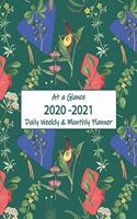 At a Glance 2020-2021 Daily Weekly & Monthly Planner
