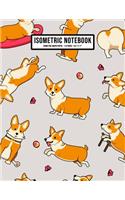 Corgi Isometric Graph Paper Notebook