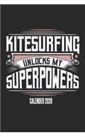 Kitesurfing Unlocks My Superpowers Calender 2020