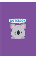 Cute Purple Animal Notebook Birthday Gift: Lined Notebook / Journal Gift, 120 Pages, 6x9, Soft Cover, Matte Finish