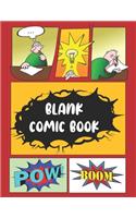 Blank Comic Book: Draw and Write, Create Your Own Adventure Story . Variety of Templates.