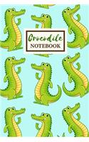 CROCODILE Notebook: Cute Journal Gift for a Girl Who Loves Crocs: Blank Lined Journal, 6 x 9 in (15.2 x 22.9 cm)