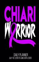 Chiari Warrior Daily Planner July 1st, 2019 To June 30th, 2020: Malformation Awareness Purple Ribbon Daily Planner