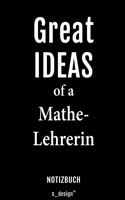 Notizbuch für Mathe-Lehrer / Mathe-Lehrerin