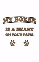 My Boxer is a heart on four paws