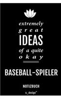 Notizbuch für Baseball-Spieler