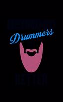 Bearded Drummers Do It Better: 110 Game Sheets - 660 Tic-Tac-Toe Blank Games - Soft Cover Book For Kids For Traveling & Summer Vacations - Mini Game - Clever Kids - 110 Lined Page
