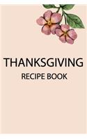 Thanksgiving Recipe book