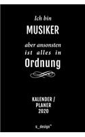 Kalender 2020 für Musiker: Wochenplaner / Tagebuch / Journal für das ganze Jahr: Platz für Notizen, Planung / Planungen / Planer, Erinnerungen und Sprüche