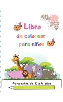 Libro de colorear para niños: Para niños de 2 a 4 años