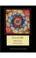 Fractal 668: Fractal Cross Stitch Pattern