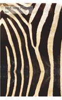 2018-2019 Planner Skin: Medium Academic 2018-19 Agenda With Yearly and Monthly Pages and Zebra Cover