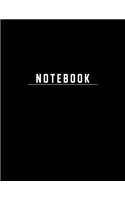 Notebook: Unlined Notebook - Large (8.5 X 11 Inches) - 112 Pages