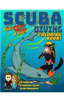 Fireball Tim SCUBA DIVING Coloring Book