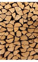 Stacked Firewood Journal Diary