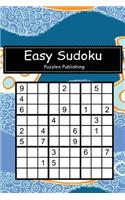 Easy Sudoku: Sudoku Puzzle Game for Beginers with Boat Pattern Cover