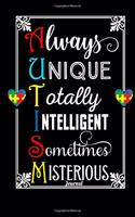 Always Unique Totally Intelligent Sometimes Misterious Journal