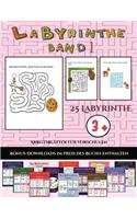 Arbeitsblätter für Vorschulen (Labyrinthe - Band 1): 25 vollfarbig bedruckbare Labyrinth-Arbeitsblätter für Vorschul-/Kindergartenkinder(23 Arbeitsblätter Für Vorschulen)
