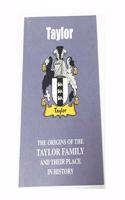 Taylor: The Origins of the Taylor Family and Their Place in History(English Name Mini-Book)