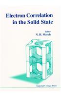 Electron Correlations in the Solid State