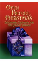 Open Before Christmas