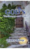 God's Testimony and Way