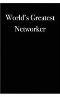World's Greatest Networker: Blank Lined Journal(33 Lined Journals)