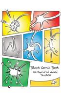 Blank Comic Book 120 Pages of 24 Variety Templates