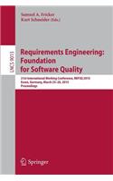 Requirements Engineering: Foundation for Software Quality