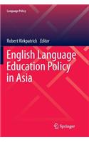 English Language Education Policy in Asia