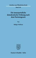 Die Innerparteiliche Demokratische Ordnung Nach Dem Parteiengesetz