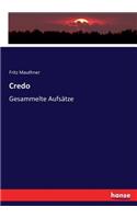 Credo: Gesammelte Aufsätze