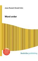 Word Order