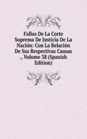 Fallos De La Corte Suprema De Justicia De La Nacion: Con La Relacion De Sus Respectivas Causas ., Volume 38 (Spanish Edition)