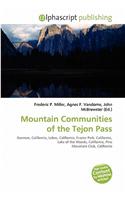 Mountain Communities of the Tejon Pass: (English)