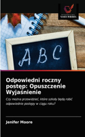 Odpowiedni roczny postep