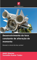 Desenvolvimento da taxa constante de alteração do momento