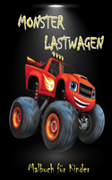 Monstertruck-Malbuch für Kinder: Ein super lustiges Malbuch für Kinder im Alter von 4-8 Jahren mit 20 Motiven von Monstertrucks